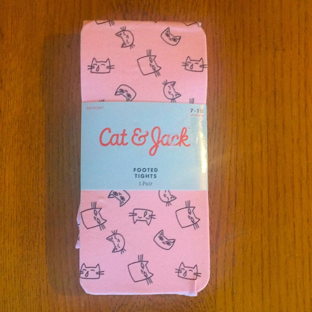 Cat & Jack Footed Tights